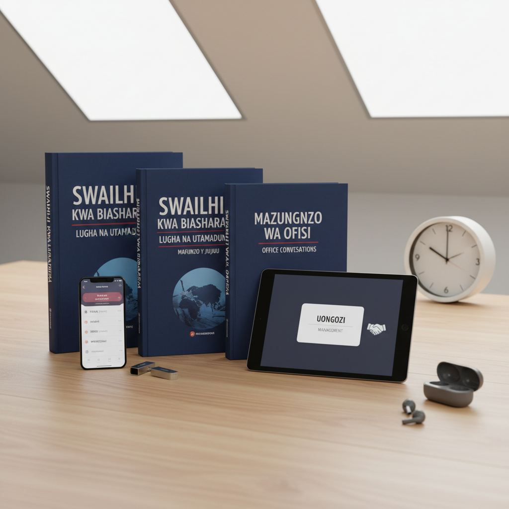 Business Swahili language learning materials