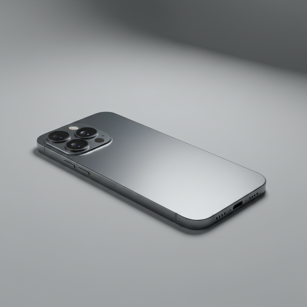 iPhone 15 Pro silver smartphone