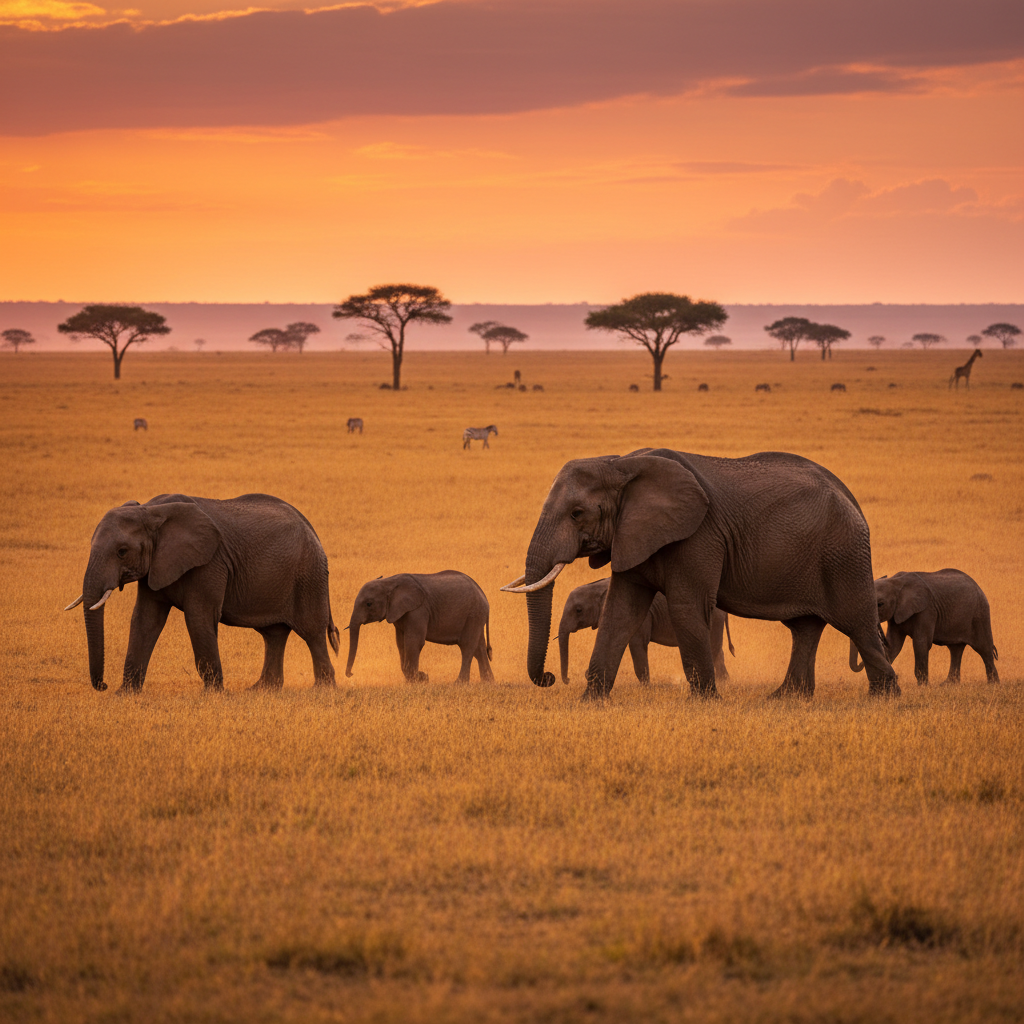 Maasai Mara safari elephants