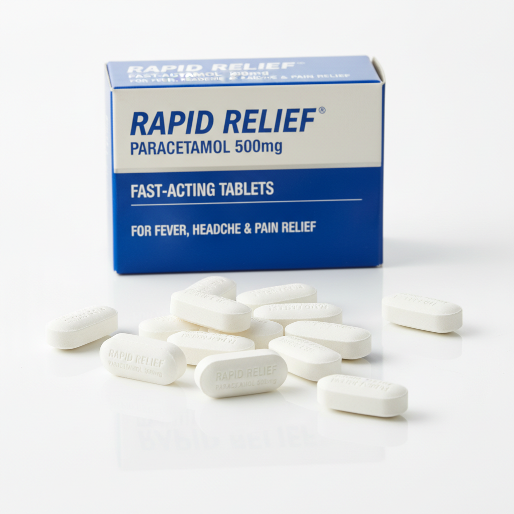 Paracetamol medicine tablets